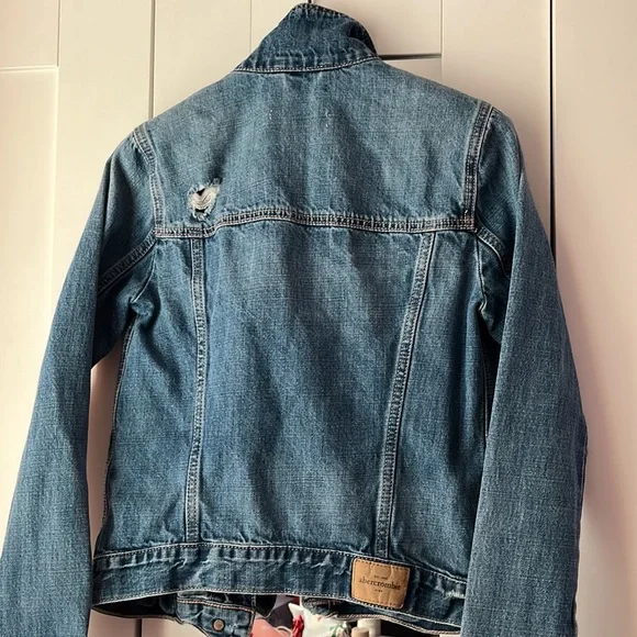 ABERCROMBIE KIDS BLUE JEANS JACKET SIZE XL/16 - Picture 4 of 4